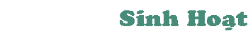 Sinh Ho�t